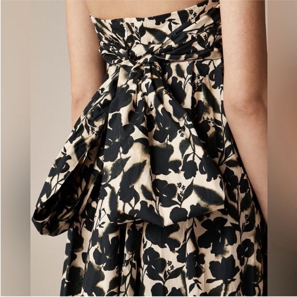 NWT J Crew Collection strapless bow-back maxi dress - Picture 2 of 8